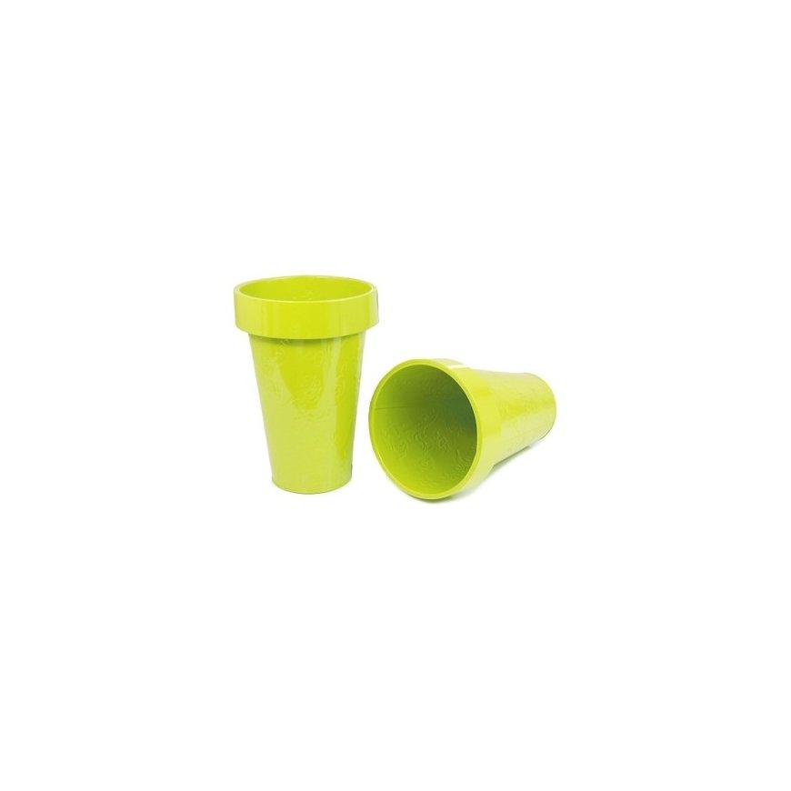 OEM Self-Watering Flower Pot – 14.5 cm – White – with – 2