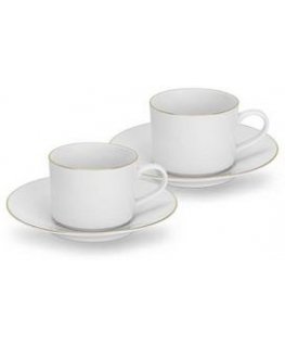 Fissman Tassid koos taldrikute 100 ml / 4 tk Floree (portselan)