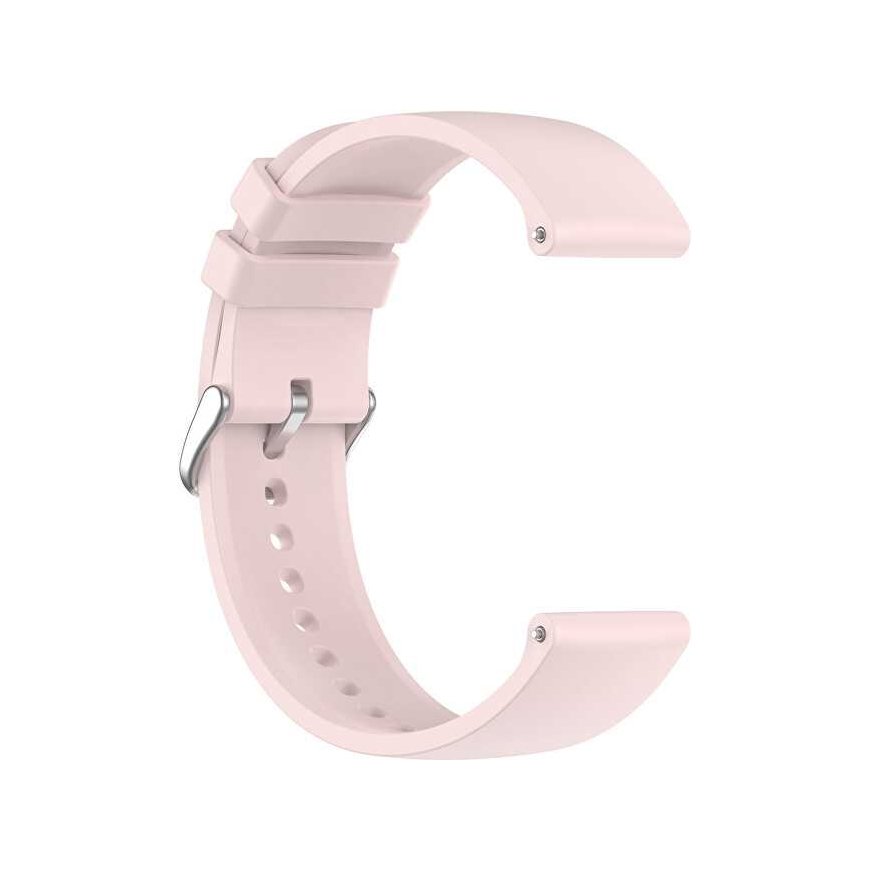 4Wrist Universal Silicone Strap with Silver Buckle 20 mm - Pink – 2