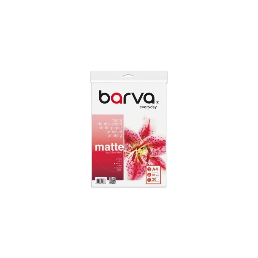 Fotopaperi Värillä (IP-BE220-175) Everyday Kaksipuolinen Mattapintainen 220 g/m², A4, 20 arkkia – 2