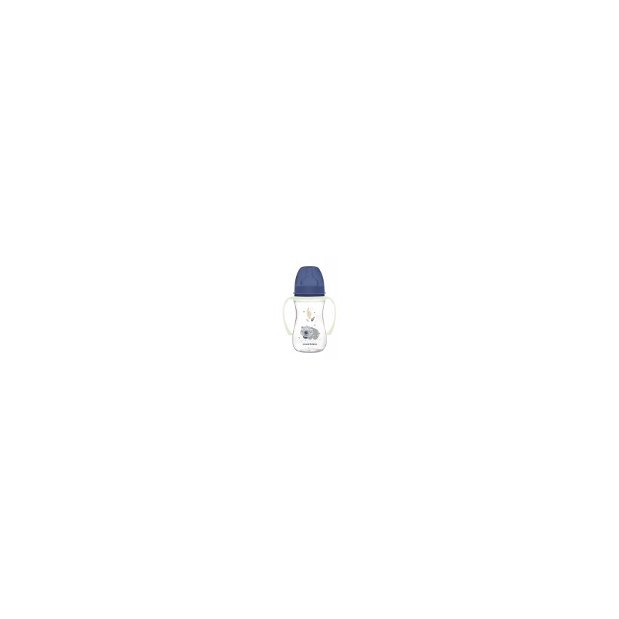CANPOL BABIES anti-kolik buteli 240 ml EasyStart Sleepy Koala, 35/237_blu – 2