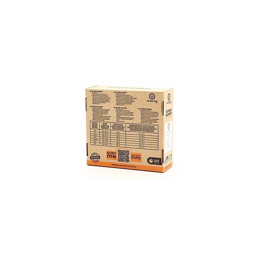 "Powerton 3D ECONOMY LINE" PLA plastic 1000 g, snow white