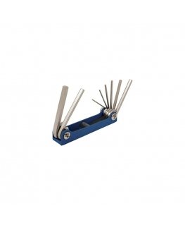 Saliekams sešstūra atslēgu komplekts, 8 gab: 1,5-2-2,5-3-4-5-6-8mm Truper®