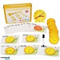 Lean Toys Educational Tool with Clock and Cards for Children Aged 4 and Up Lean Toys Educational Tool with Clock and Cards for Children Aged 4 and Up
