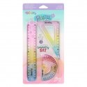 COLORINO Pastel Flexible Ruler Set, 3 Pieces COLORINO Pastel Flexible Ruler Set, 3 Pieces