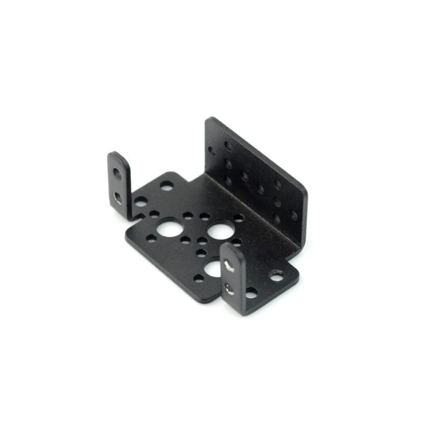 Aluminum Servo Holder Feetech FK-MB-001 - juodas – 2