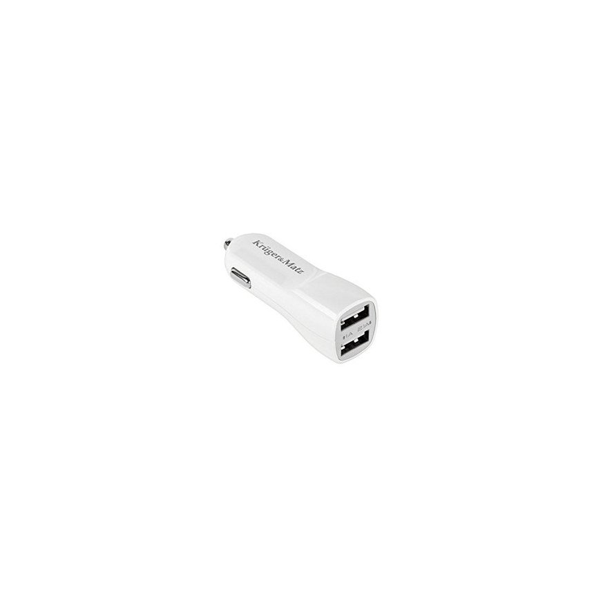 Kruger & Matz 2xUSB 2400 mA automobilinis įkroviklis – 2