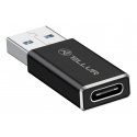Tellur TLL155681 kabelių lizdinio / kištukinio jungčių tipo keitiklis USB-A USB-C Juoda Tellur TLL155681 kabelių lizdinio / kištukinio jungčių tipo keitiklis USB-A USB-C Juoda