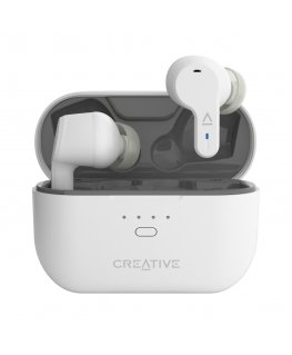 Creative Labs Zen Air Pro Austiņas True Wireless Stereo (TWS) Ausīs Zvani /mūzika/sports/ikdiena USB Veids-C Bluetooth Balts