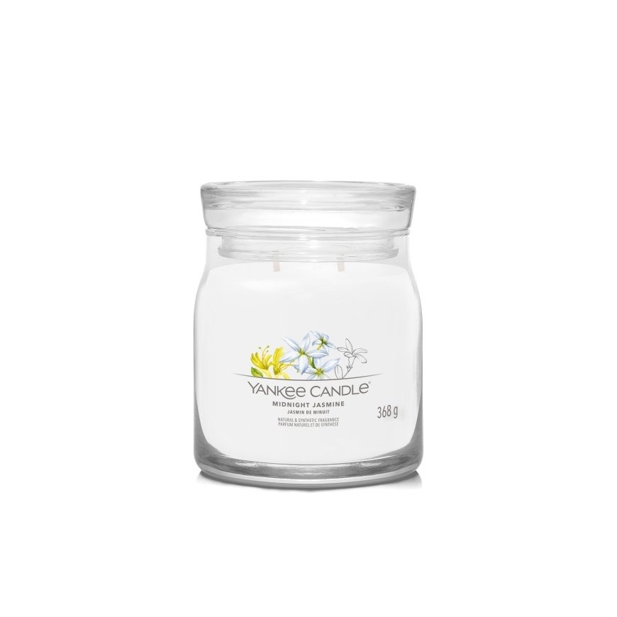 Yankee Candle Midnight Jasmine vahakynttilä Sylinteri Jasmiini Valkoinen 1 kpl