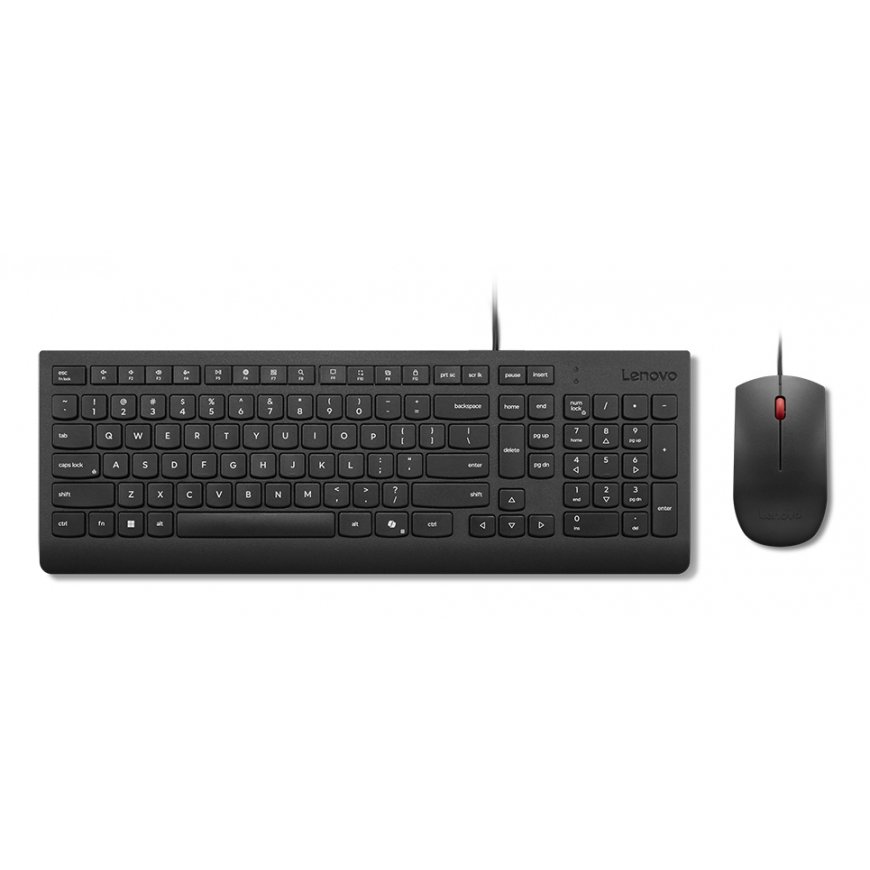 Lenovo 4X31R64400 keyboard Mouse included Universal USB US English Black