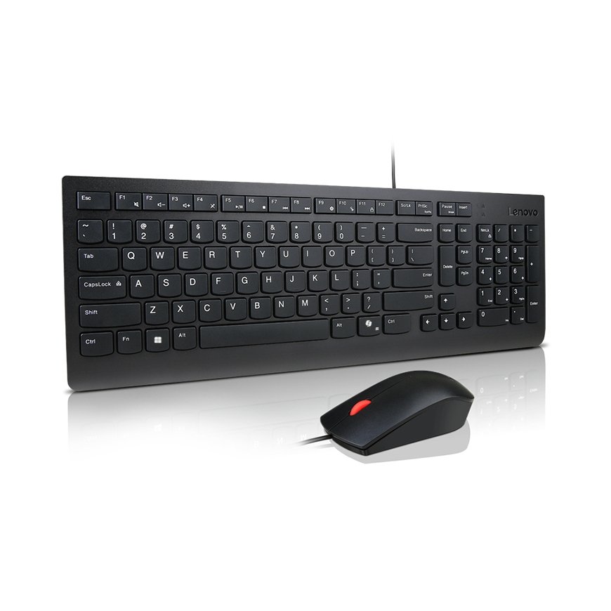 Lenovo 4X31R64400 keyboard Mouse included Universal USB US English Black – 2