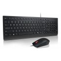 Lenovo 4X31R64400 näppäimistö Sisältää hiiren Universaali USB Englanti (US) musta Lenovo 4X31R64400 näppäimistö Sisältää hiiren Universaali USB Englanti (US) musta