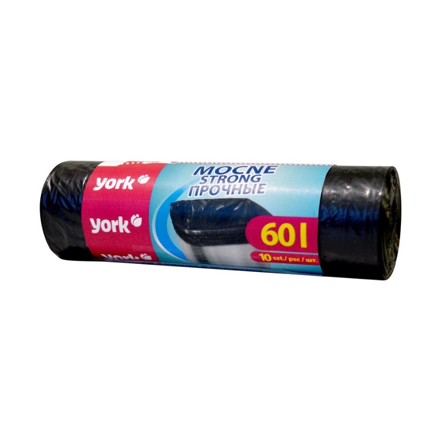 Прочные мусорные мешки 60 л | 10 шт.