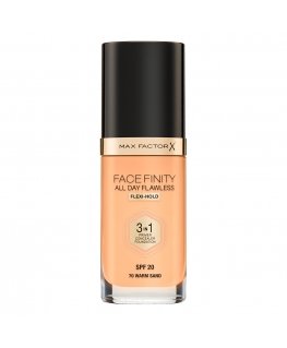 Max Factor Facefinity All Day Flawless 3 in 1 Foundation Бутылка с помпой Крем 70 WARM SAND