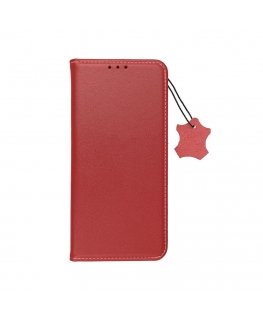Kunstnahkümbris SMART PRO IPHONE 17 Pro jaoks, burgundi värvi