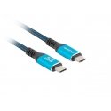 Lanberg CA-CMCM-44CU-0005-BK USB кабель USB4 Gen 2x2 0,5 m USB C Черный, Синий Lanberg CA-CMCM-44CU-0005-BK USB кабель USB4 Gen 2x2 0,5 m USB C Черный, Синий