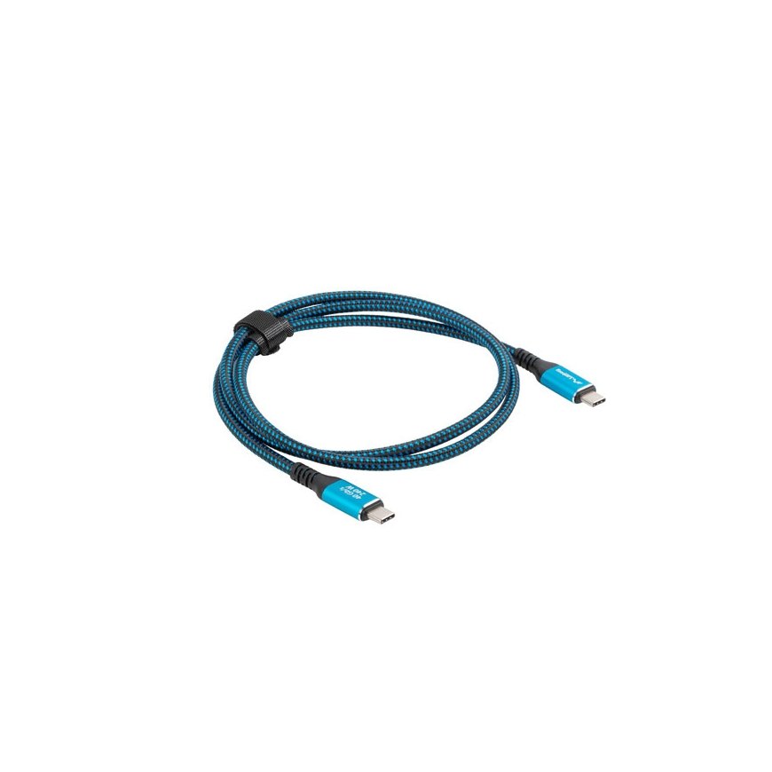 Lanberg CA-CMCM-44CU-0005-BK USB кабель USB4 Gen 2x2 0,5 m USB C Черный, Синий – 5