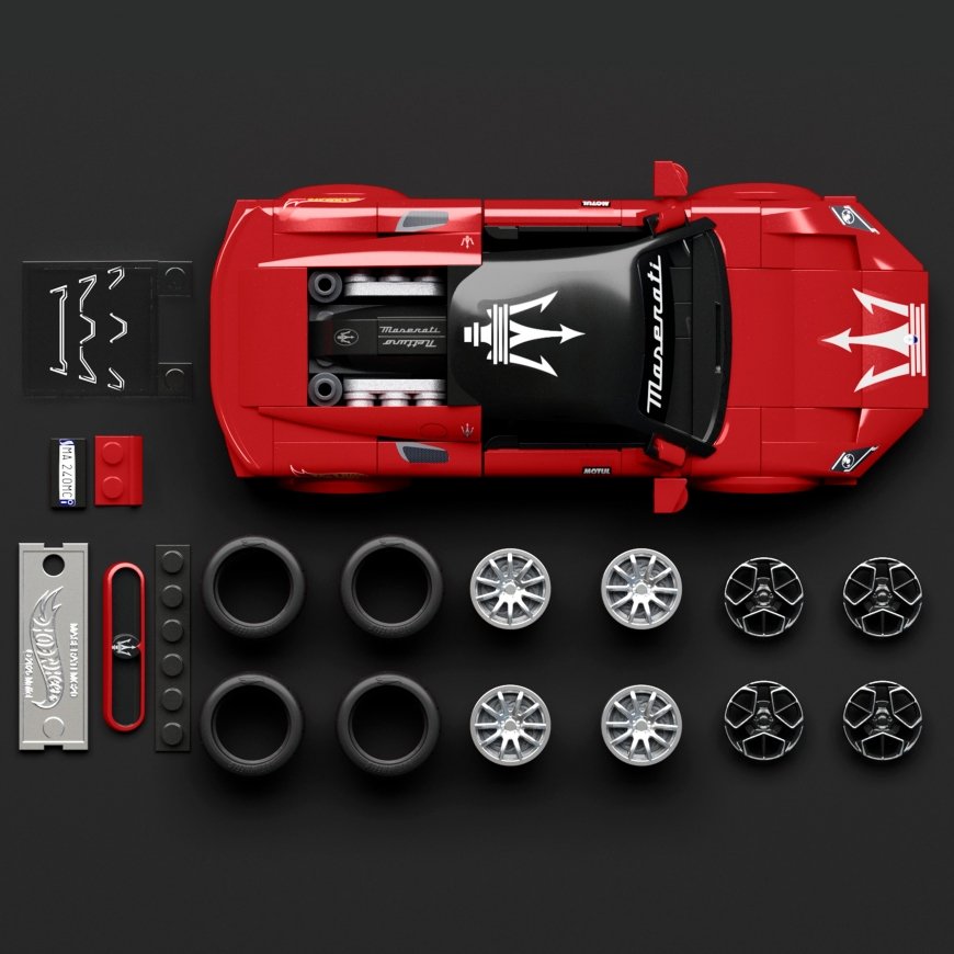 Mattel Brick Shop Hot Wheels Maserati MC20 – 5