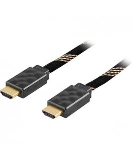 Deltaco 3m HDMI HDMI-kaapeli HDMI-tyyppi A (vakio) musta