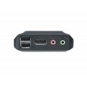 ATEN CS22DP-AT KVM переключатель Черный