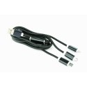 Gembird CC-USB2-AM31-1M USB-kaapeli USB 2.0 USB A musta Gembird CC-USB2-AM31-1M USB-kaapeli USB 2.0 USB A musta