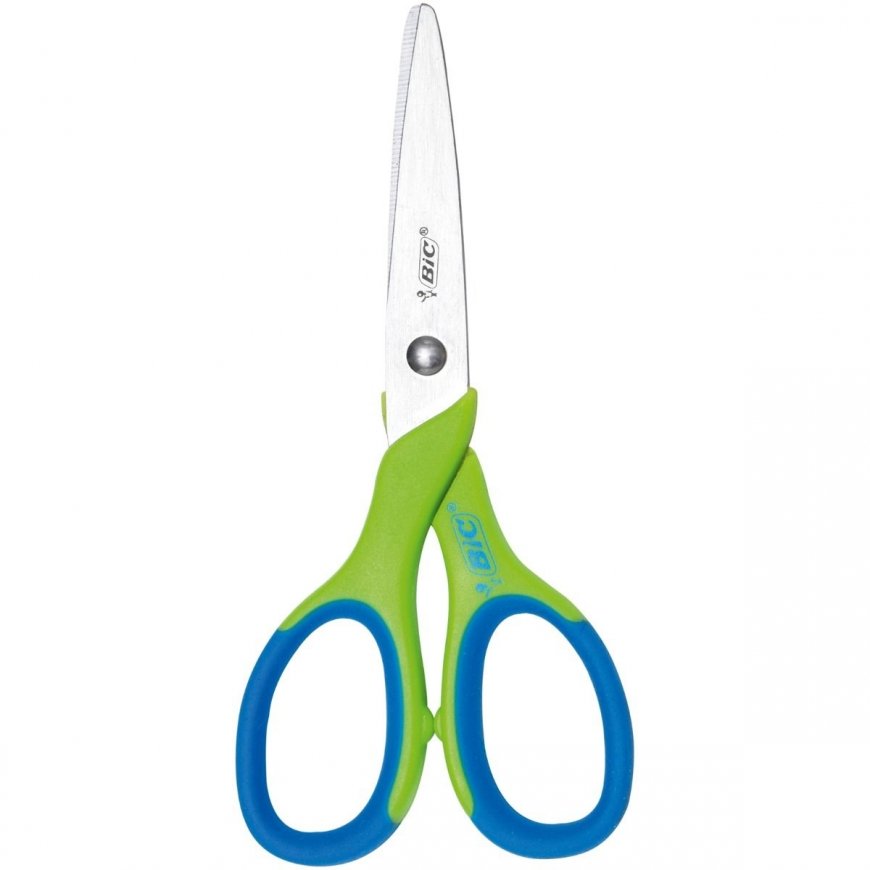 BIC 926279 stationery/craft scissors Blue, Green, Silver