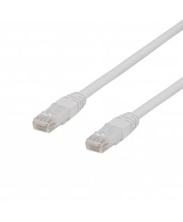 Deltaco TP-63VAU сетевой кабель Белый 3 m Cat6a U/UTP (UTP)