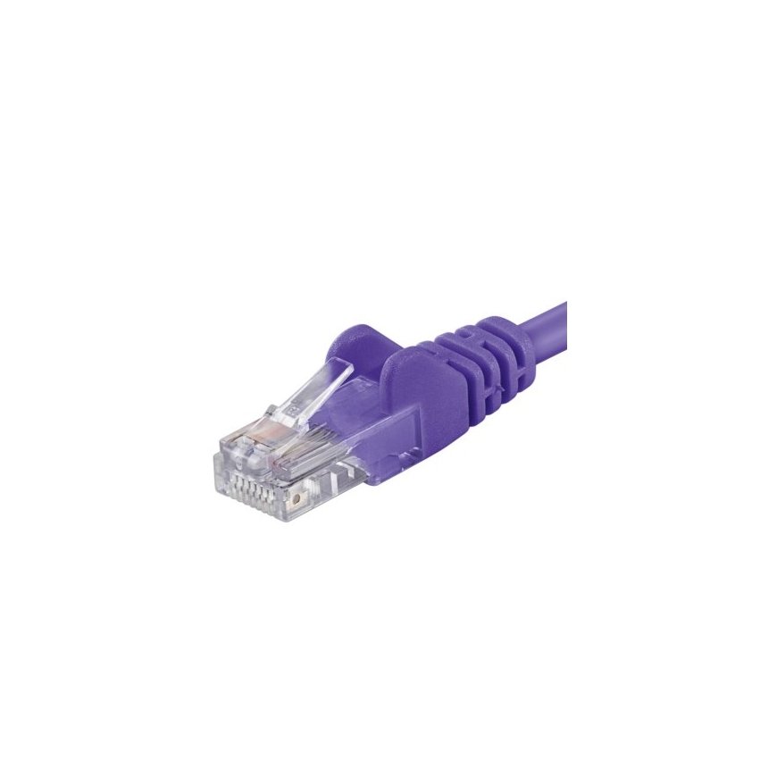 PremiumCord Patch 6 UTP 1.5m VL tīkla kabelis Violets 1,5 m Cat6 U/UTP (UTP)