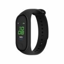 Forever SB50BK fizisko aktivitāšu uzskaites ierīce Aktivitāšu sensora aproce 2,44 cm (0.96") IP65
