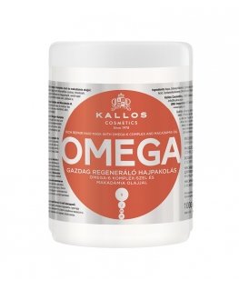 Kallos KJMN Omega Rich repair mask 1000ml matu maska Sievietes