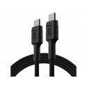 Green Cell KABGC30 USB kabelis USB 2.0 1,2 m USB C Juoda