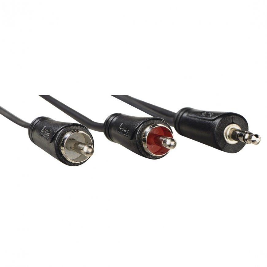 Hama 00205110 audio cable 1.5 m 3.5mm 2 x RCA Black – 2