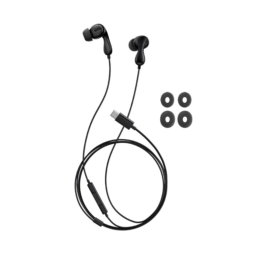 Baseus Encok CZ20 Headset Wired In-ear Calls/Music USB Type-C Black