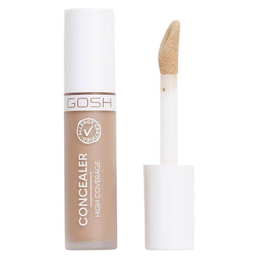 Gosh, Gosh, High Coverage, Liquid Concealer, 006, Honey, 6 ml *T
