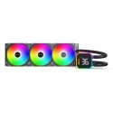 Montech HyperFlow Digital 360 Procesors Universāls šķidruma dzesētājs 12 cm Melns 1 pcs