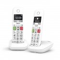 Gigaset E290 Duo Analoginen/DECT-puhelin Soittajan tunnistus Valkoinen Gigaset E290 Duo Analoginen/DECT-puhelin Soittajan tunnistus Valkoinen