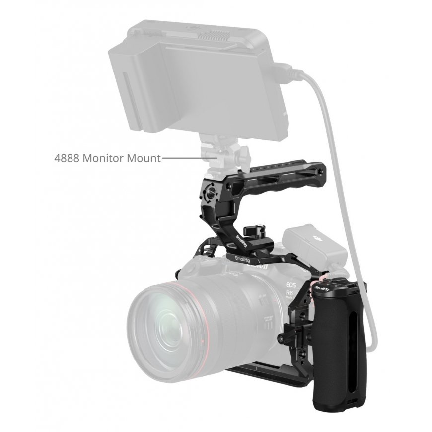 SmallRig 5956 kaameraraam 1/4, 3/8" Must – 2