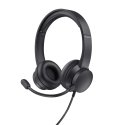 Trust HS-150 Headset Wired Head-band Office/Call center Black Trust HS-150 Headset Wired Head-band Office/Call center Black
