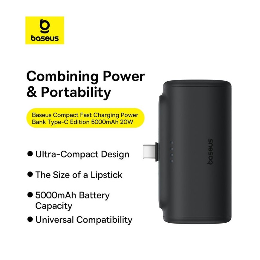Baseus Compact 5000 mAh Черный – 2