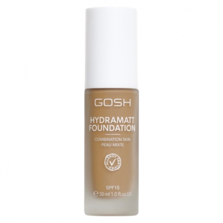 Gosh, Hydramatt, Matte, Liquid Foundation, 014Y, Dark, SPF15, 30