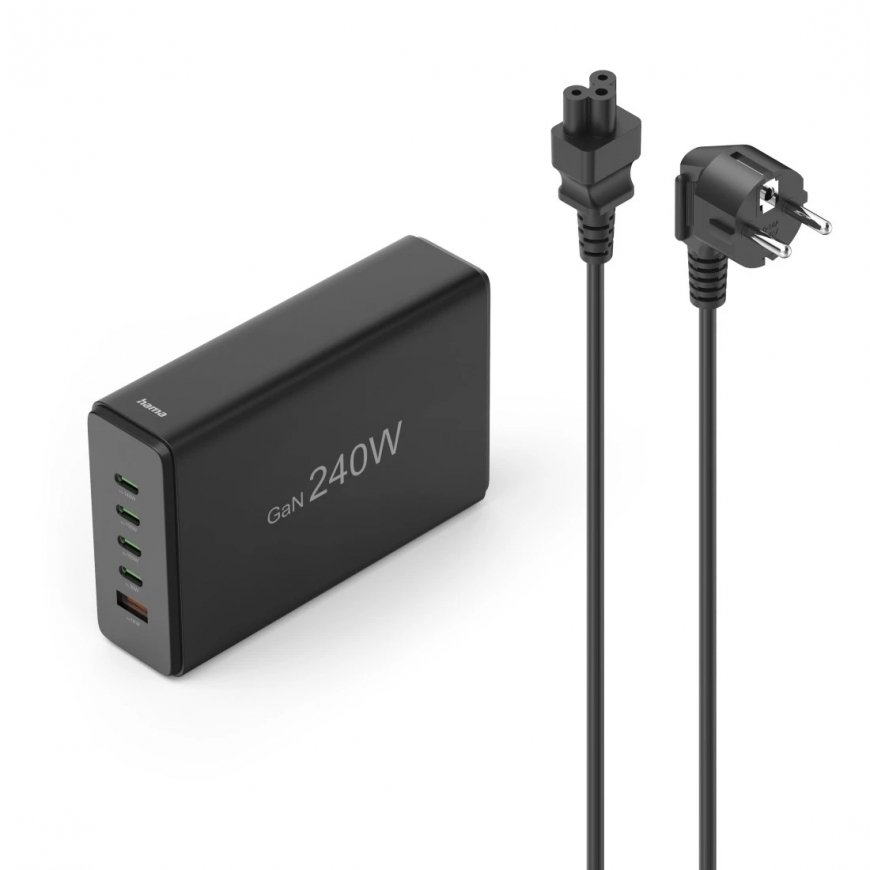 Hama 00201977 mobile device charger Laptop, Power bank, Smartphone, Tablet Black AC Fast charging In