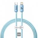 Baseus Crystal Shine mobile phone cable Purple 1.2 m USB C Lightning