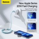 Baseus Crystal Shine mobile phone cable Purple 1.2 m USB C Lightning