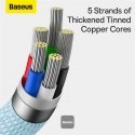 Baseus Crystal Shine дата-кабель мобильных телефонов Пурпурный 1,2 m USB C Lightning Baseus Crystal Shine дата-кабель мобильных телефонов Пурпурный 1,2 m USB C Lightning