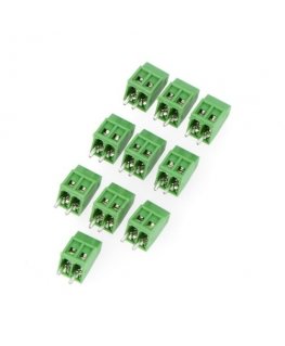 Oem ARK connector 2.54mm pitch 2 contacts (-) - 10 pcs