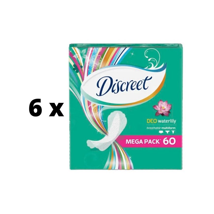 DISCREET Water Lily Hygiene Pads, 60 pcs. – 2