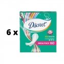 Hügieenilised salvrätikud DISCREET Veeb Lily, 60 tk. Hügieenilised salvrätikud DISCREET Veeb Lily, 60 tk.
