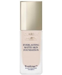 Claresa „Care All Day Everlasting Matte Skin“ meigipõhi „01 Porcelain“, 32 ml