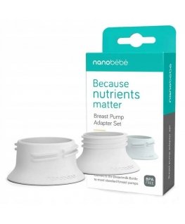 Nanobébé Breast Pump Bottle Adapter Set - 2 pcs.